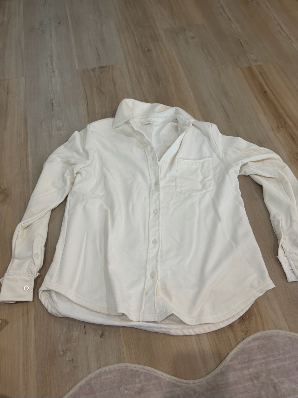 Classic White Button-Up Shirt